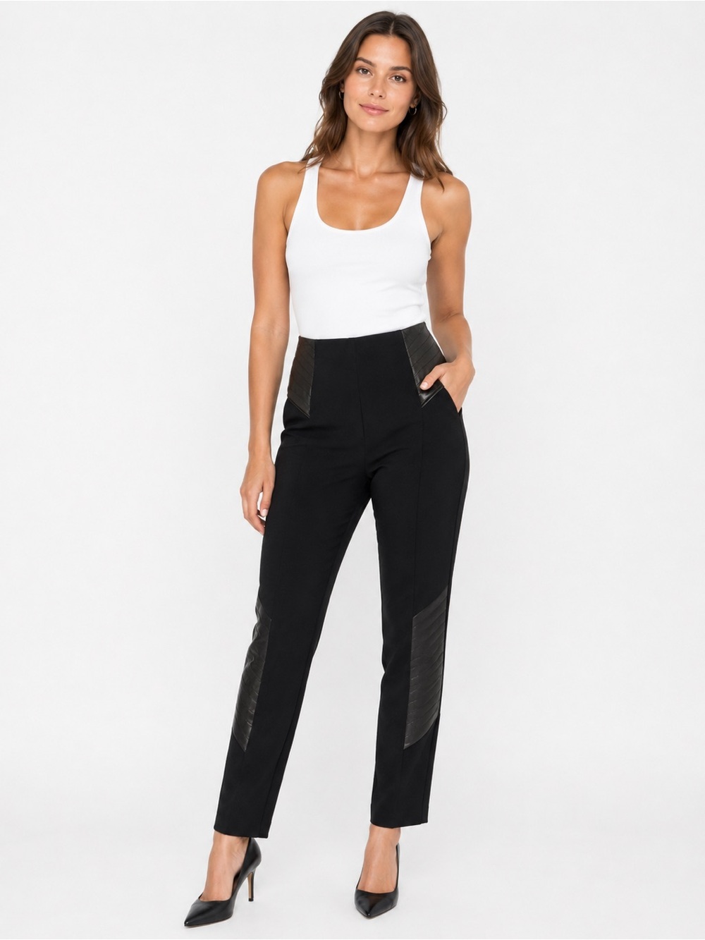 rag & bone Black Moto Ponte Pants – Women's Size 4